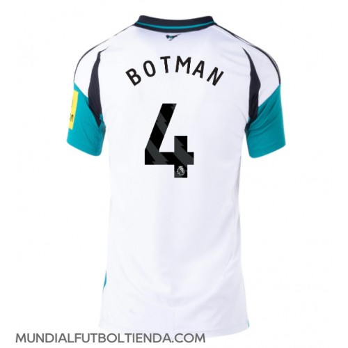 Camiseta Newcastle United Sven Botman #4 Segunda Equipación Replica 2024-25 para mujer mangas cortas